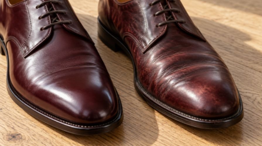 How to Style Burgundy Plain Toe Derbies