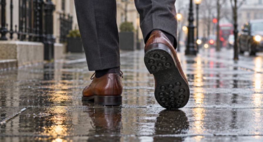 Grip on Slick Marble and Wet Asphalt
