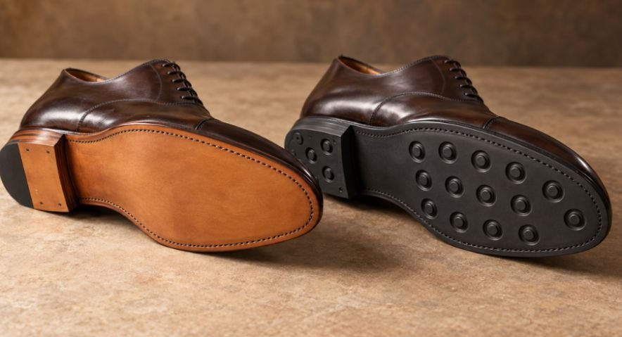 Leather Sole Vs Rubber Dainite Sole Dress Shoes The Real-World Verdict
