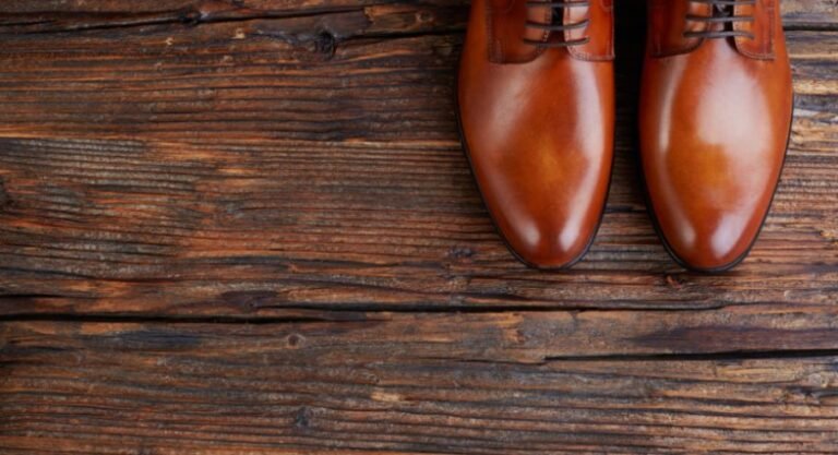Leather Dress Shoes With Arch Support For Men