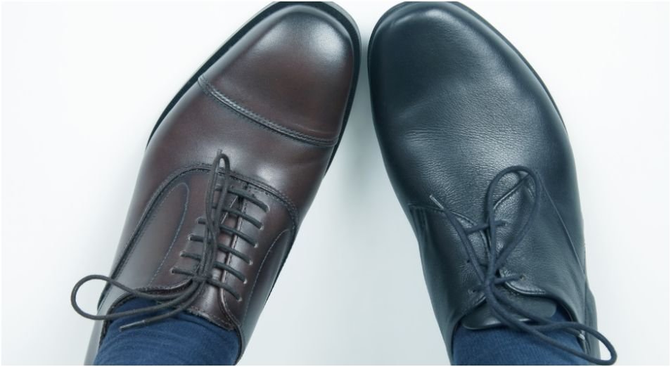 black vs brown leather dress shoes for men