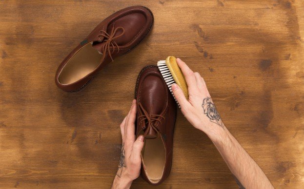 Step 1 - Brush Away Dirt First