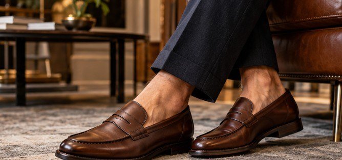 Brogues Add Texture Without Looking Sloppy