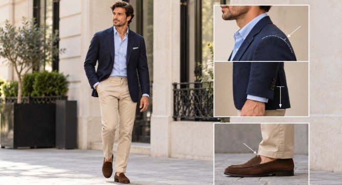 How to Wear Blazer With Chinos Men The Smart-Casual Formula