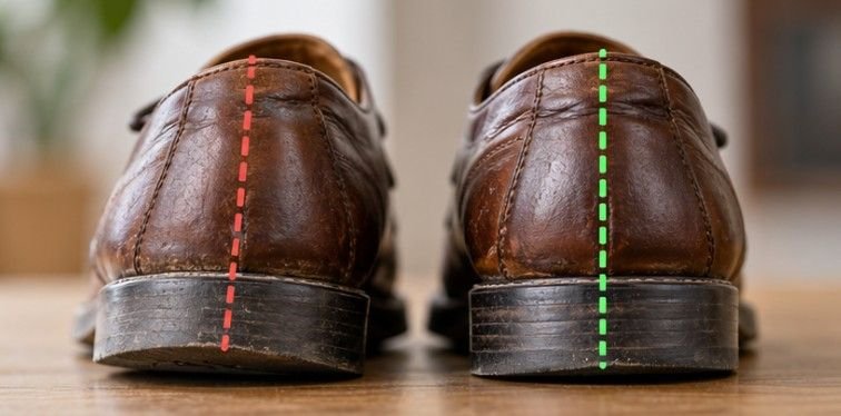 Put Both Shoes on a Flat Surface