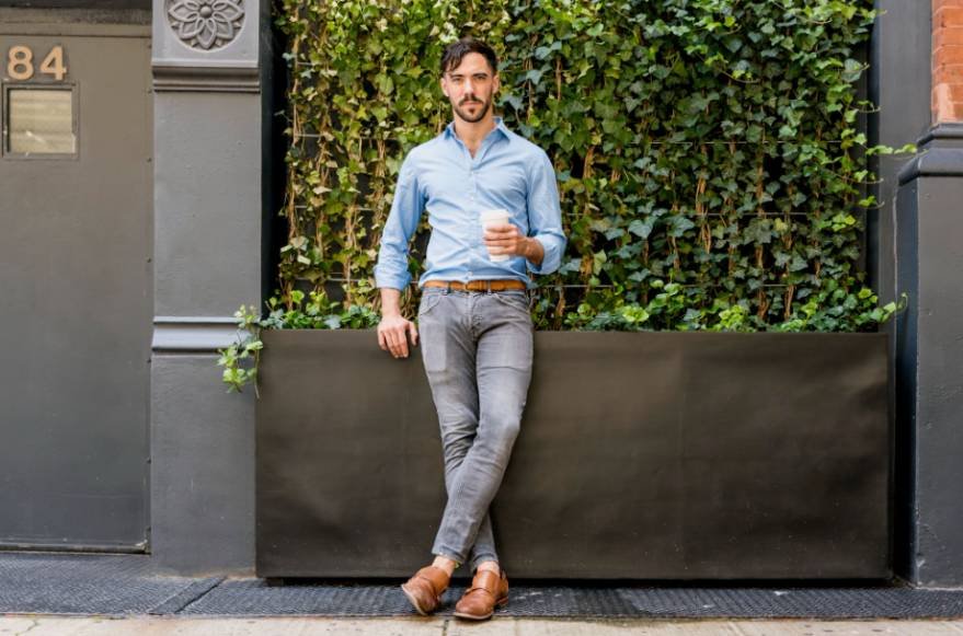 Where Should Chinos End Above Wingtip Shoes